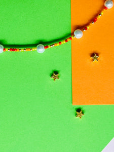 Pearl Next Door Necklace - Orange